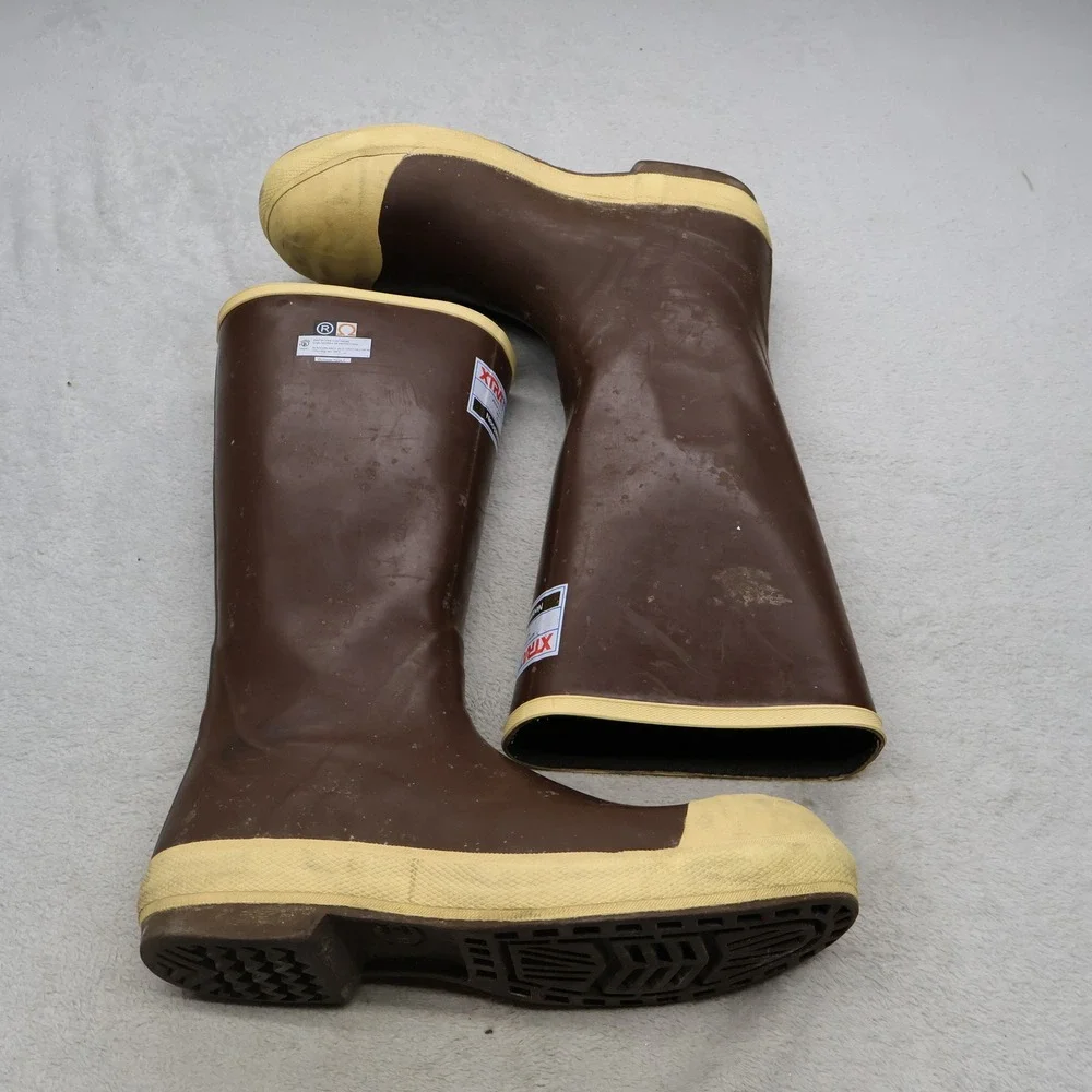 XTRATUF Men 11 Rain Boot Brown Legacy Series 15
